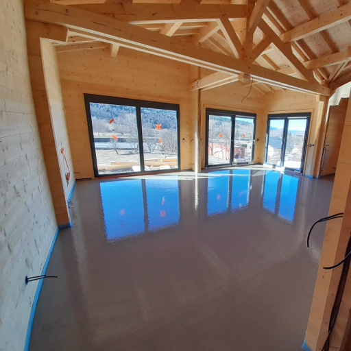 Application chape anhydrite